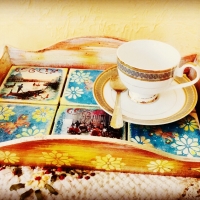 Небольшой чайный/кофейный разнос «Венеция»