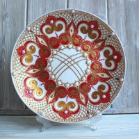 Декоративная тарелка "Шанырак"