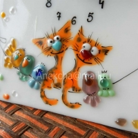 Настольные часы "Котокляксы"